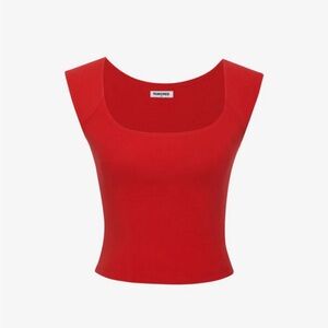 Red Women's Top by Rumored
